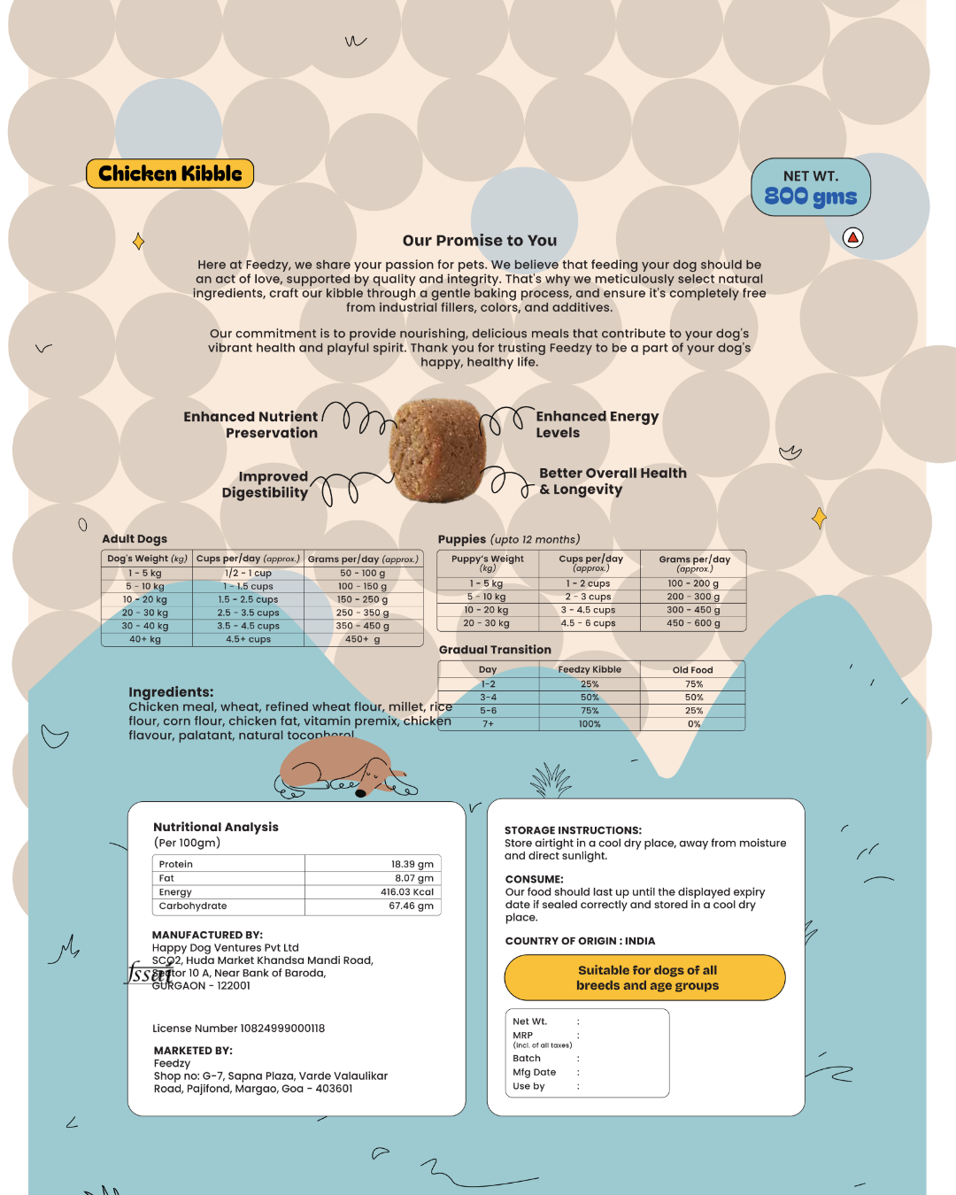 Feedzy Chicken Kibble