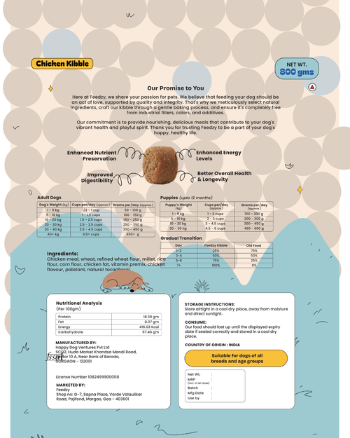 Feedzy Chicken Kibble